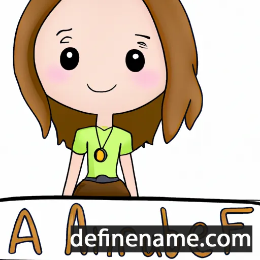 Aubree cartoon