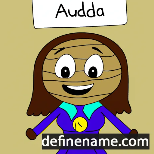 cartoon of the name Auda