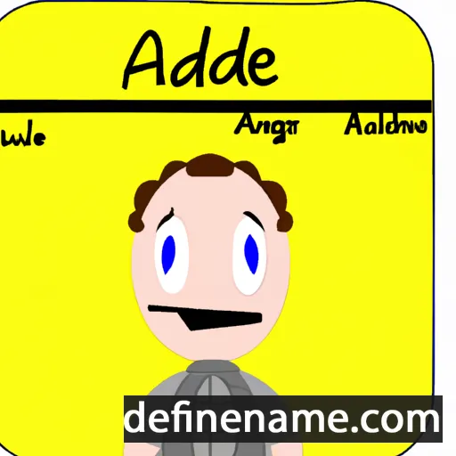 cartoon of the name Audie