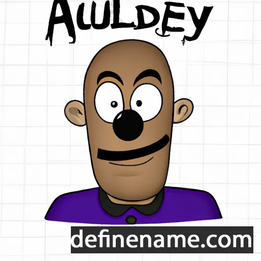 cartoon of the name Audley