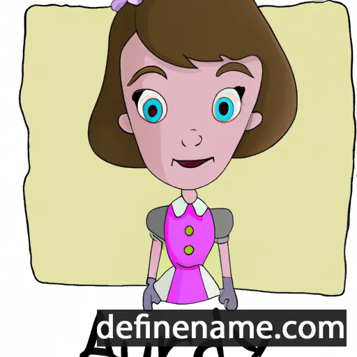 cartoon of the name Audrey