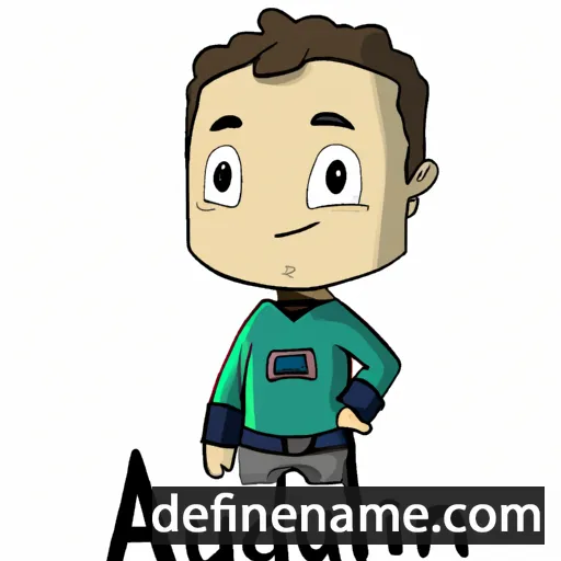 cartoon of the name Audun