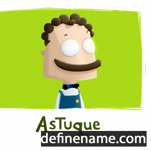 cartoon of the name Auguste