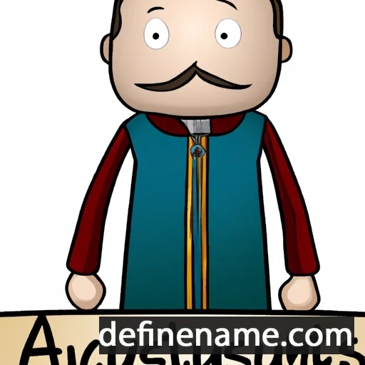 cartoon of the name Augustinus