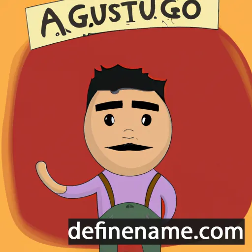 cartoon of the name Augusto