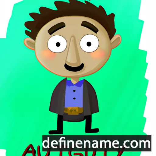 cartoon of the name Augustyn