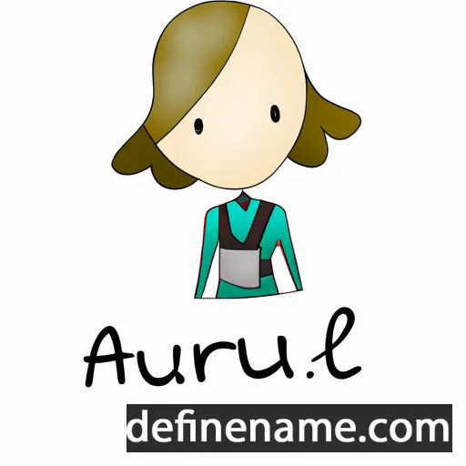 cartoon of the name Aurél