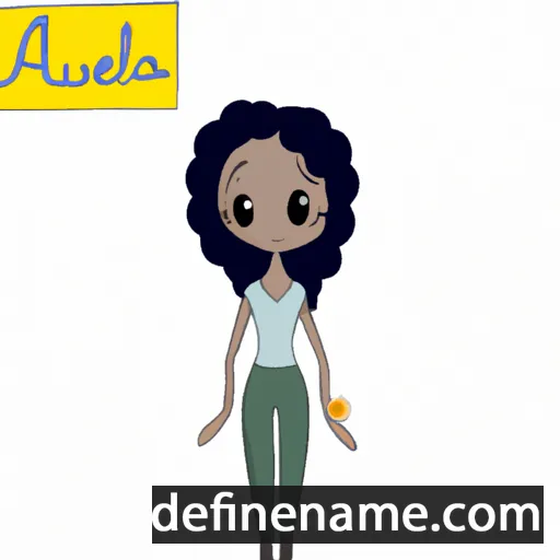 cartoon of the name Aurélia