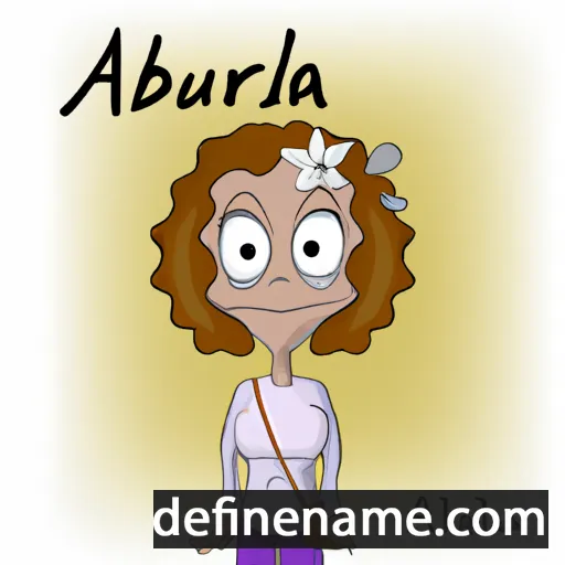 cartoon of the name Aurelia