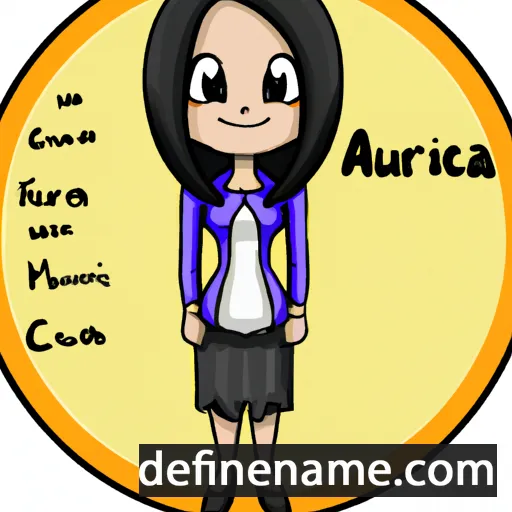 cartoon of the name Aurica