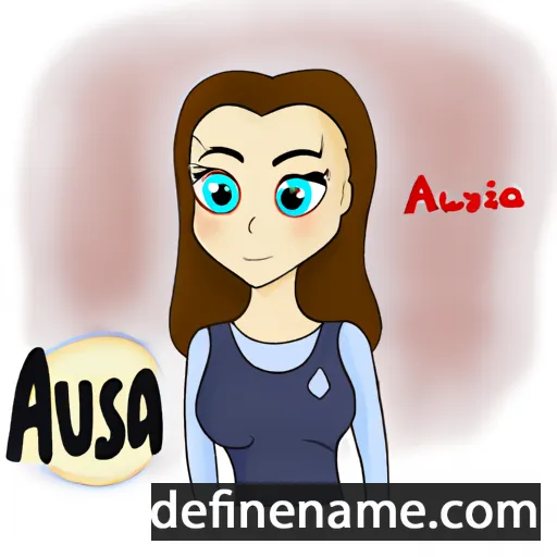 Aušra cartoon