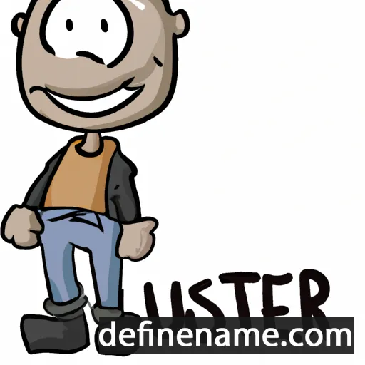 cartoon of the name Auster