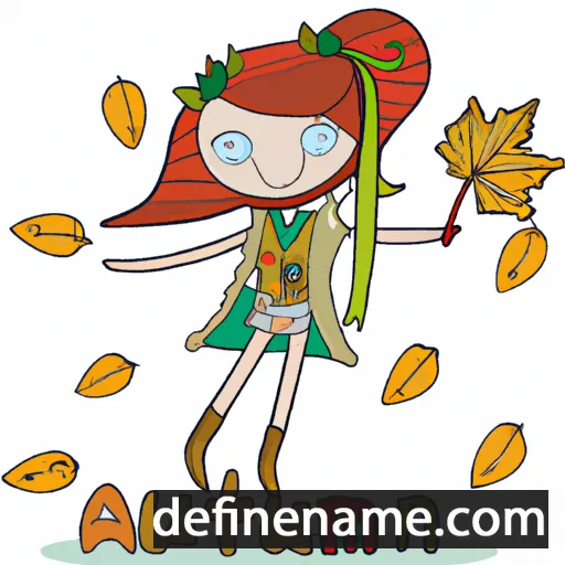 Autumn cartoon