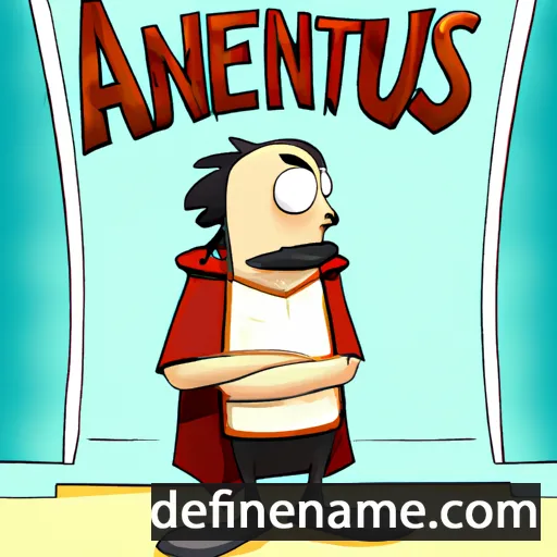 Auxentios cartoon