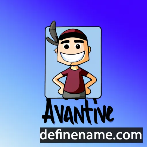 cartoon of the name Avanti