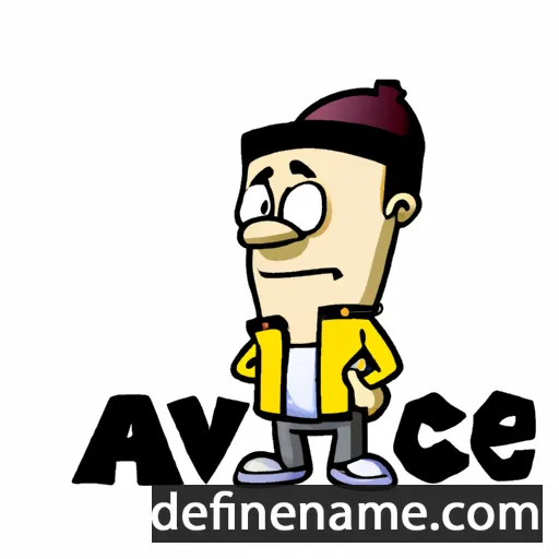 cartoon of the name Avice