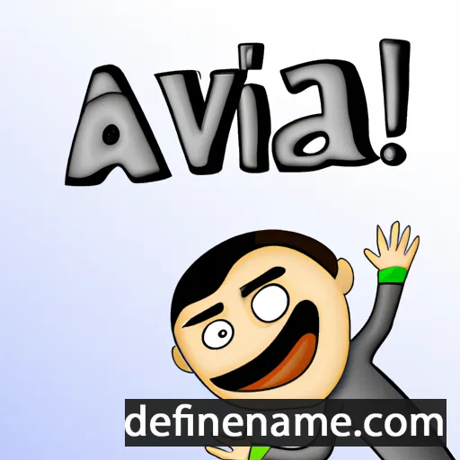 cartoon of the name Avila