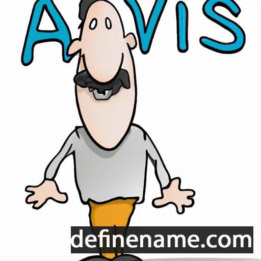 cartoon of the name Avis