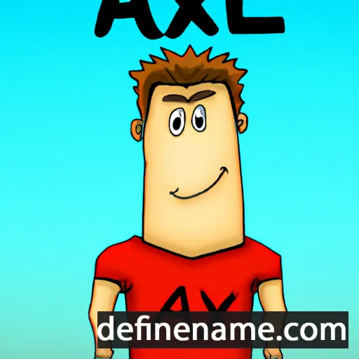 cartoon of the name Axel