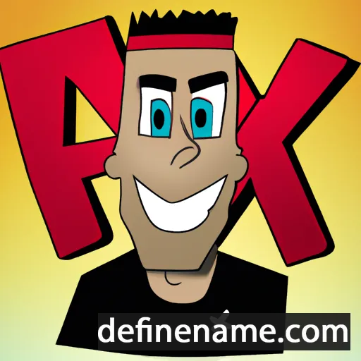 cartoon of the name Axl