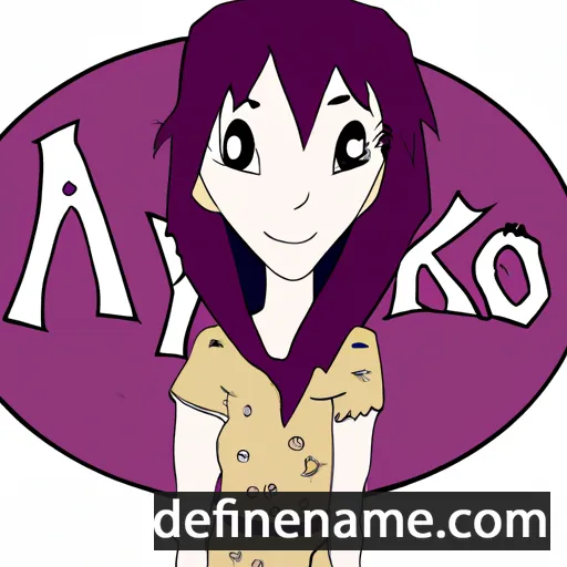 cartoon of the name Ayako