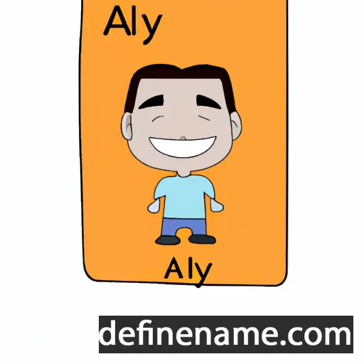 cartoon of the name Ayal