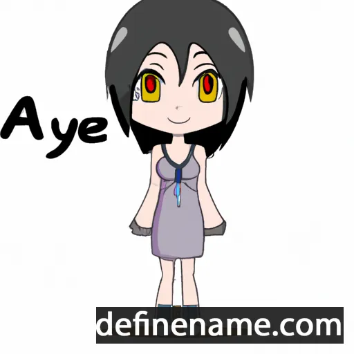 cartoon of the name Ayame