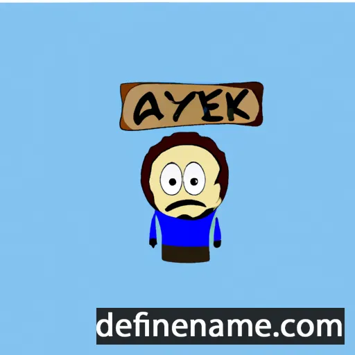 cartoon of the name Aybek