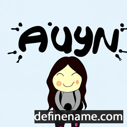 cartoon of the name Aygün