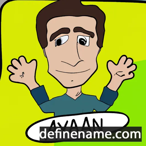 cartoon of the name Ayhan