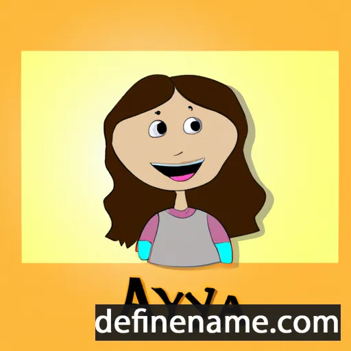 cartoon of the name Ayla