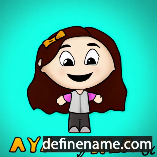 cartoon of the name Ayla