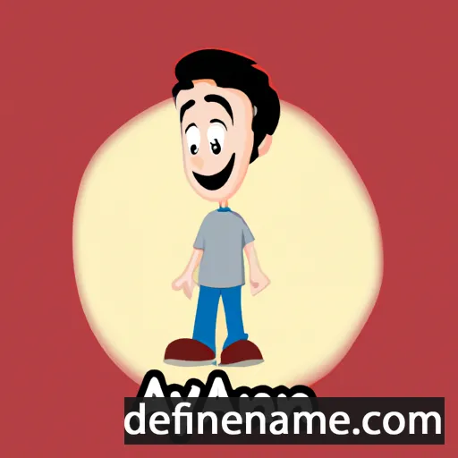 cartoon of the name Ayman