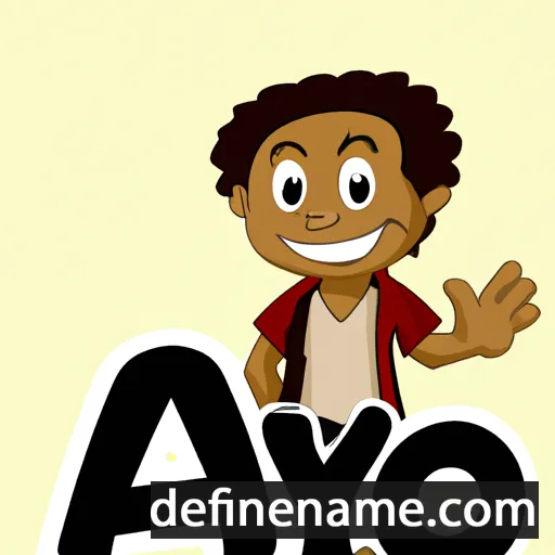 cartoon of the name Ayo