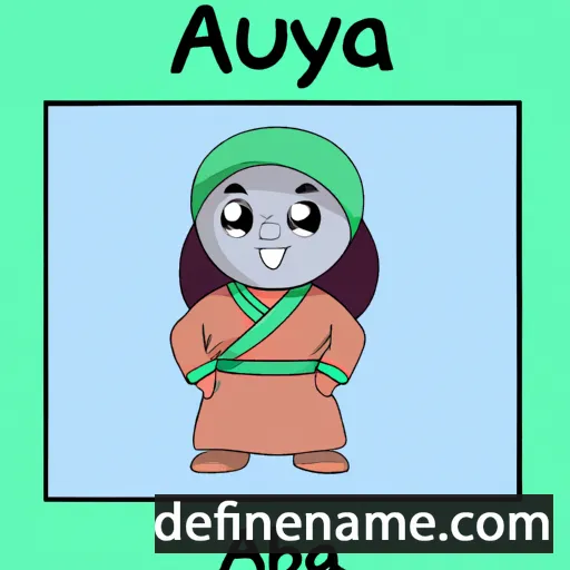 cartoon of the name Ayuba