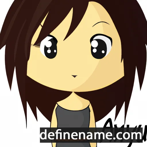 cartoon of the name Ayumu