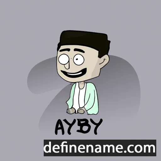 cartoon of the name Ayyub