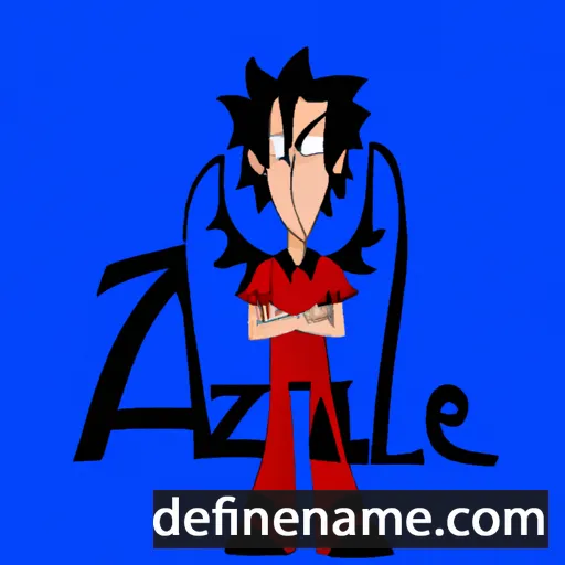 cartoon of the name Azazel