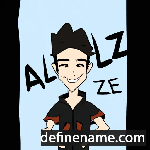 cartoon of the name Azel