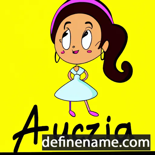 cartoon of the name Azucena