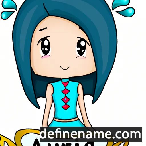 cartoon of the name Azura