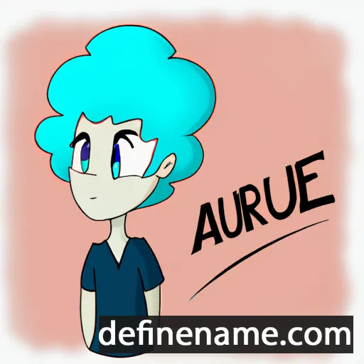 cartoon of the name Azure