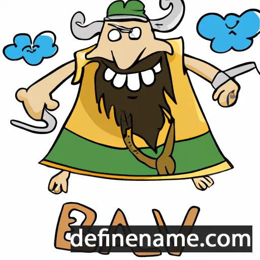 cartoon of the name Ba'al Zevuv