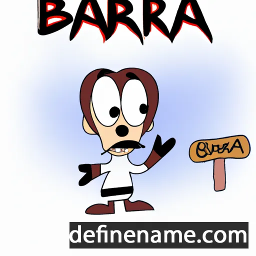 Bára cartoon