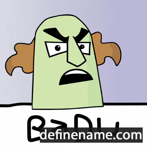 cartoon of the name Baadur