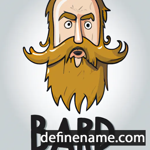 cartoon of the name Baard