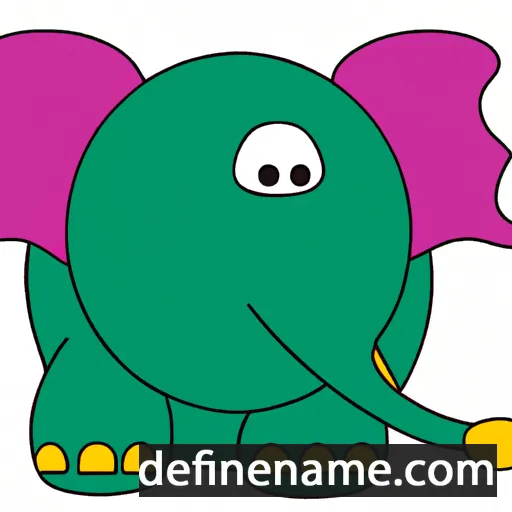 cartoon of the name Babar