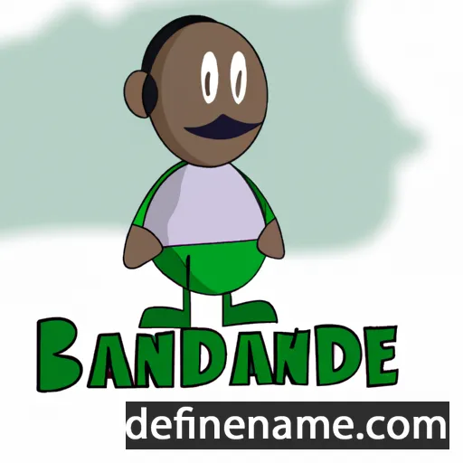 cartoon of the name Babatunde