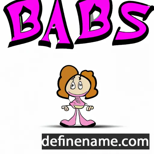 cartoon of the name Babs