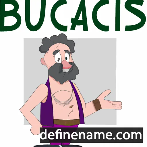 cartoon of the name Bacchus